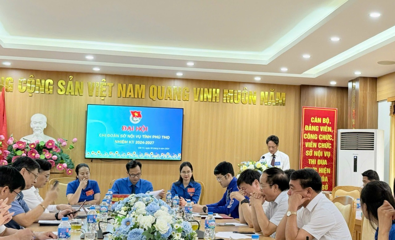  ĐẠI HỘI CHI ĐOÀN SỞ NỘI VỤ NHIỆM KỲ 2024-2027